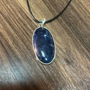 Sodalite blue pendant
